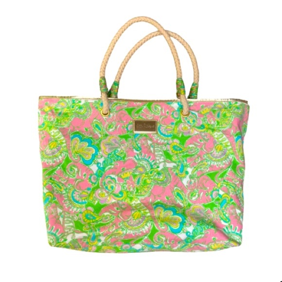 Lily Pulitzer canvas bag 🐠🩵🌸🏝️✨ - Picture 8 of 9